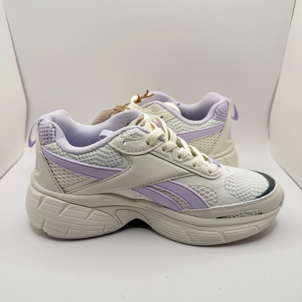 Reebok Chaos Running Girls Shoes Natural Light Purple AR30303S-CCI Size 4 NEW - Picture 6 of 10